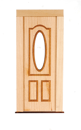 Dollhouse Miniature DOOR - OVAL CUTOUT
